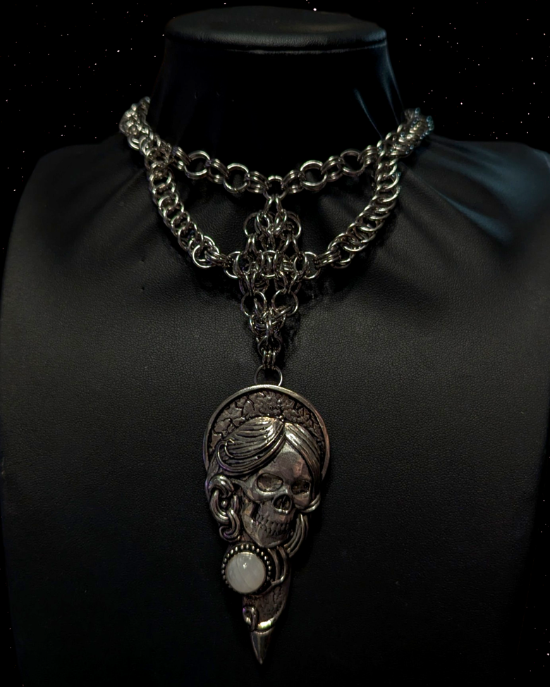 LADY DEATH CHAINMAIL NECKLACE