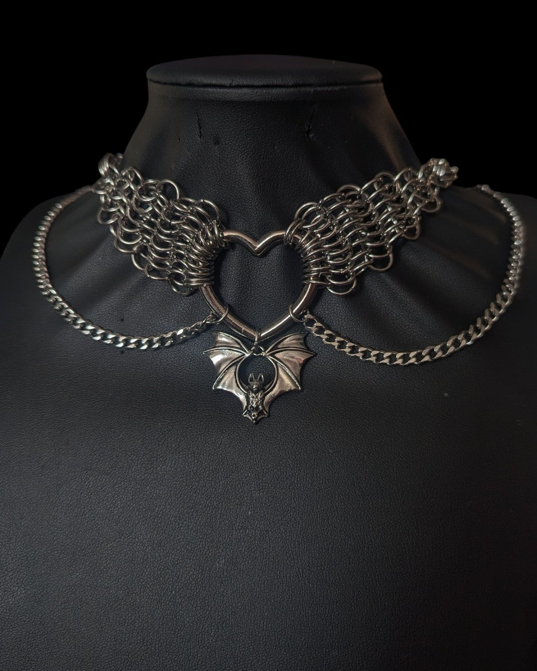 Bat Lover Chainmail Necklace