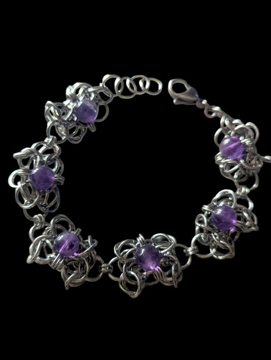 WIZARDS AMETHYST BRACELET