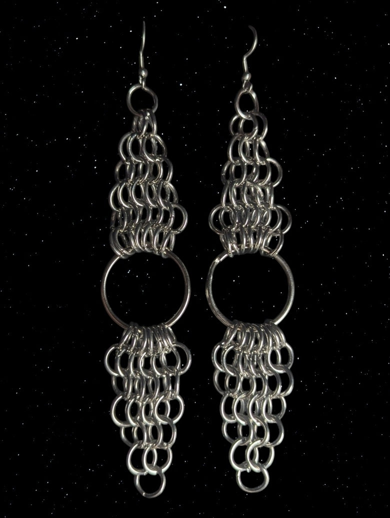 KNIGHT ARMOR EARRINGS