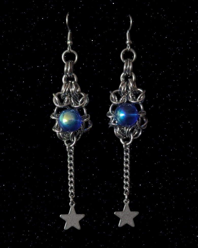 STARDUST BLUE EARRINGS