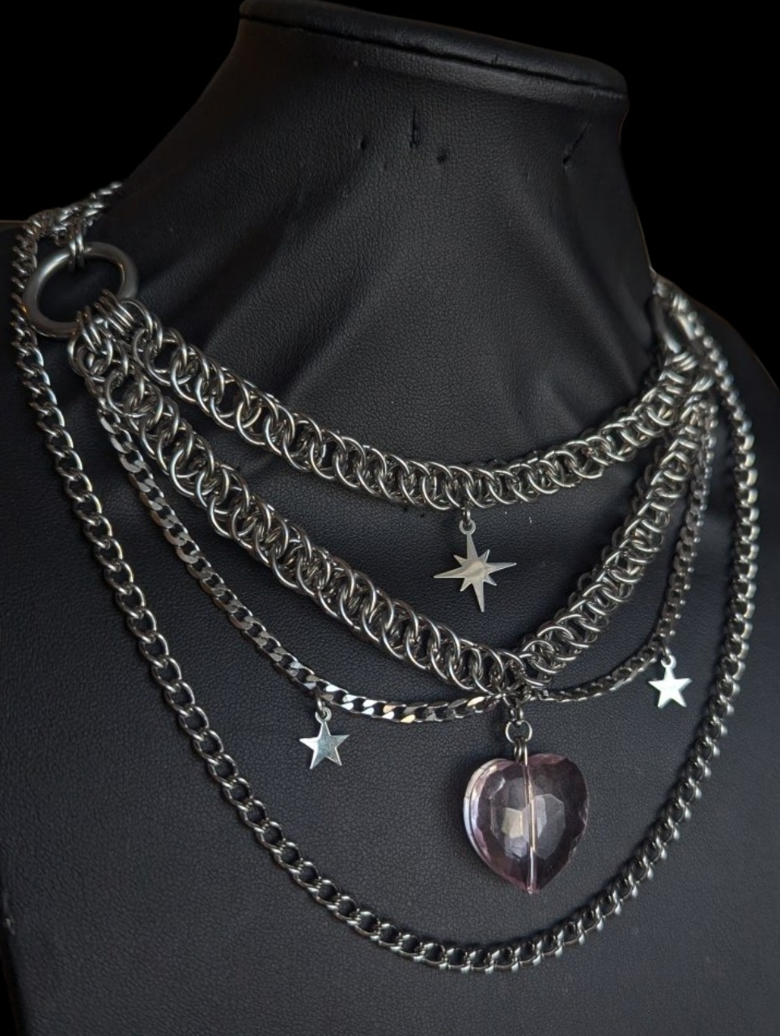 SWEETHEART CHAINMAIL NECKLACE