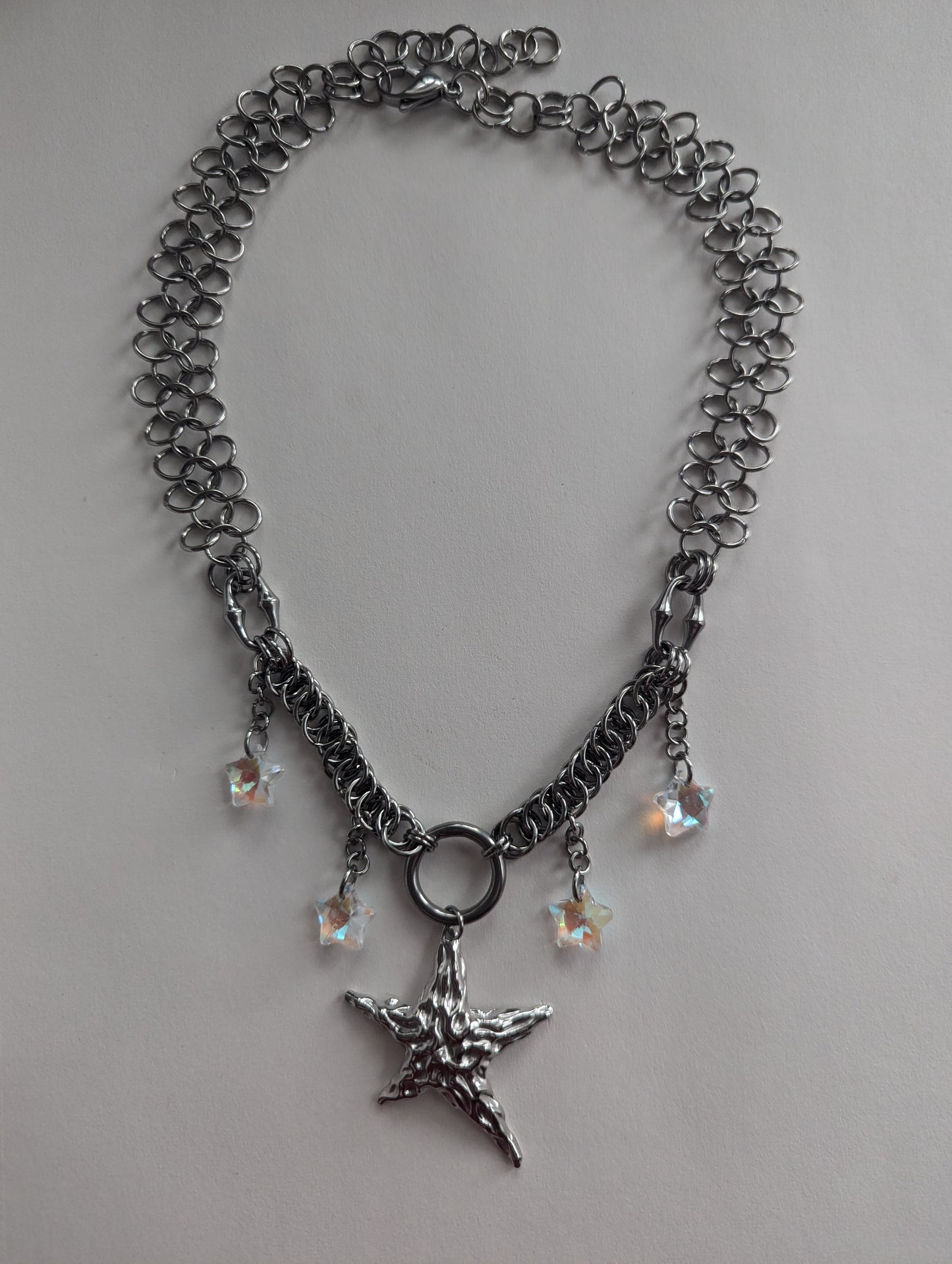 Star Child Chainmail Necklace