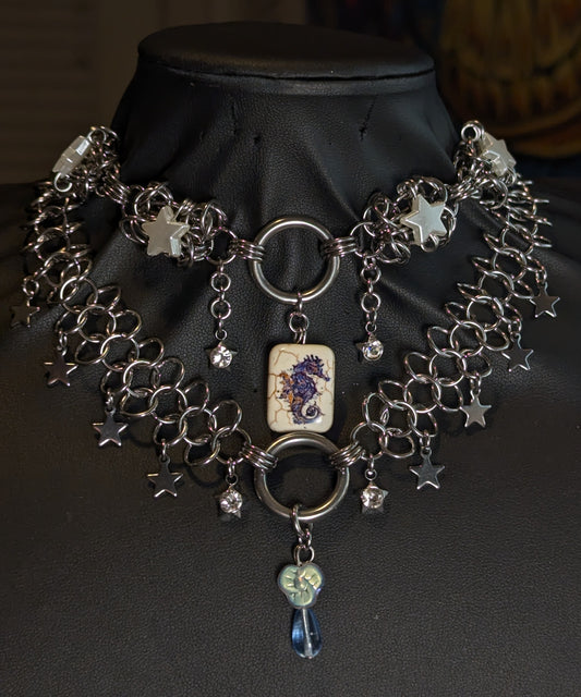 Under the Sea Layered Chainmail Necklace