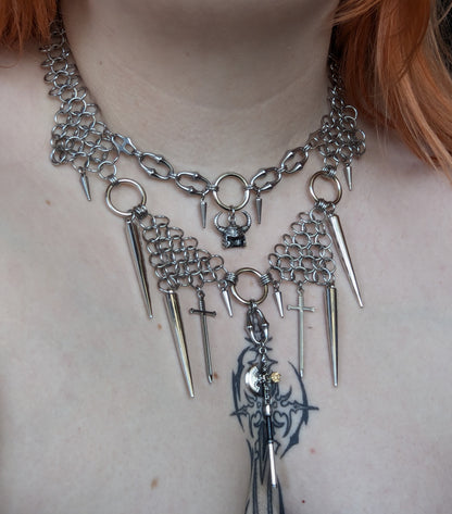 Battle Babe Chainmail Necklace