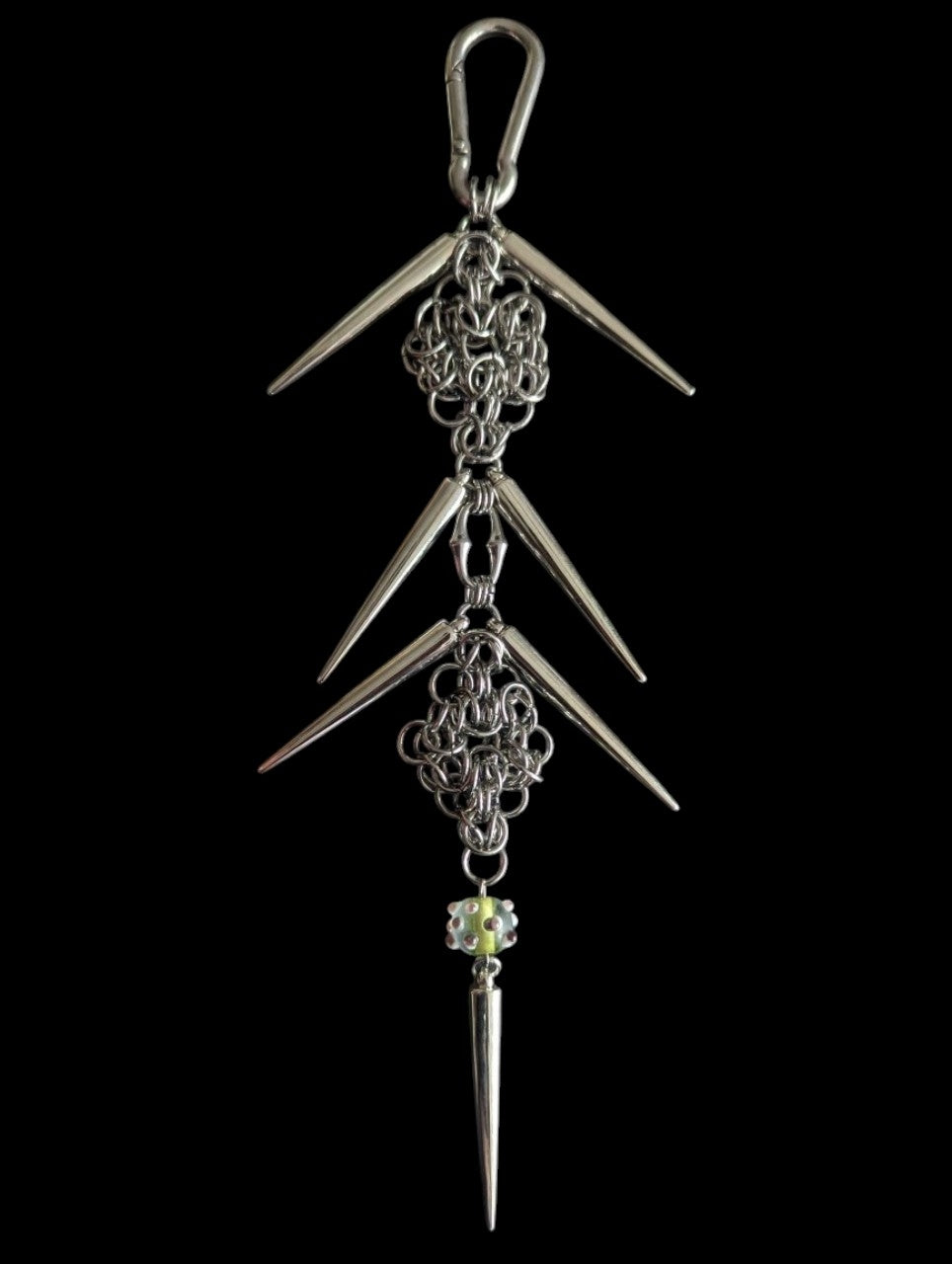 Spiked "Creature" Chainmail Keychain