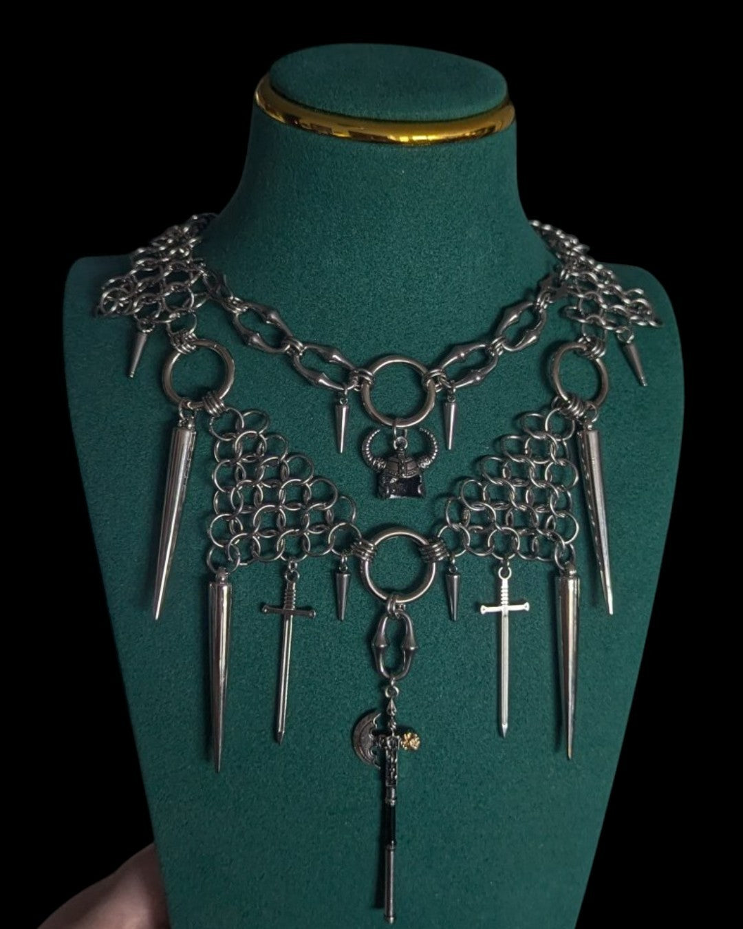 Battle Babe Chainmail Necklace