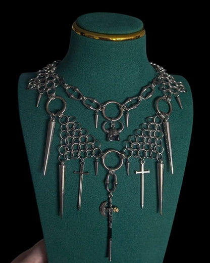 Battle Babe Chainmail Necklace