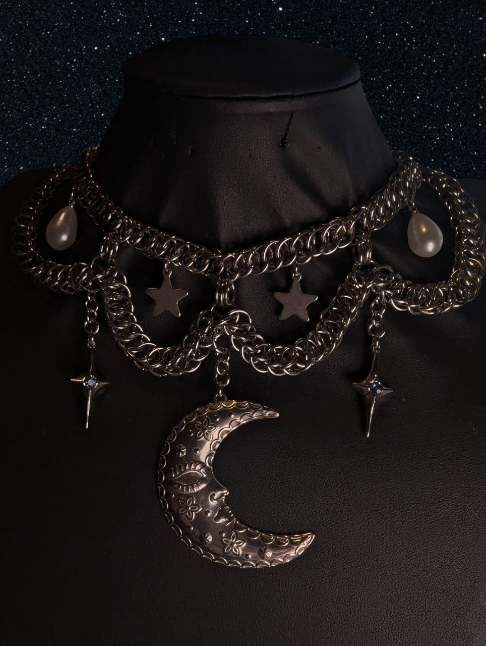 Moonlit Dreams Chainmail Necklace