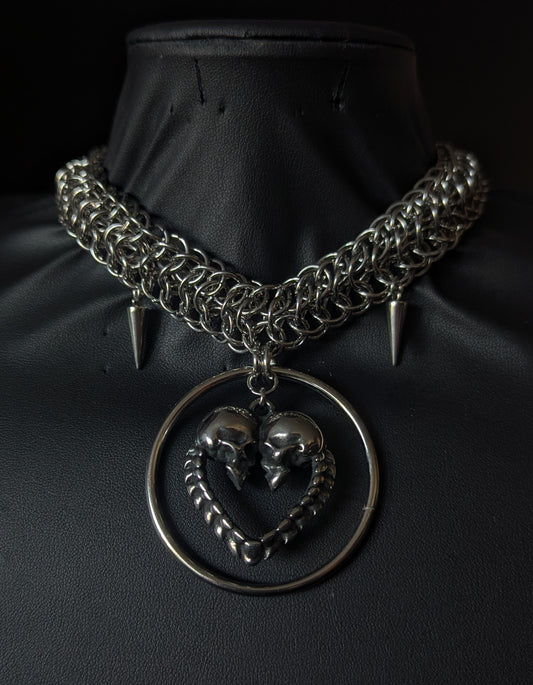 Undying Love Chainmail Necklace